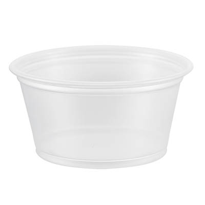 CUP PORTION PLAST 2 OZ CLR