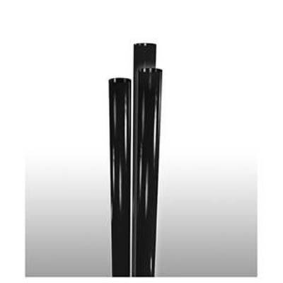 STRAW 7.75" JUMBO BLK WRAPPED