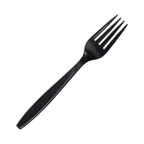 CUTLERY FORK XHW BLK PP