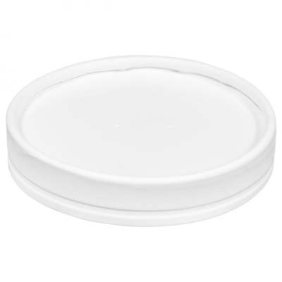 LID PPR SMALL WHITE 6OZ-16OZ