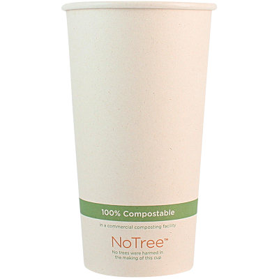 CUP 20OZ PLA LINED HOT CUP WHITE (1