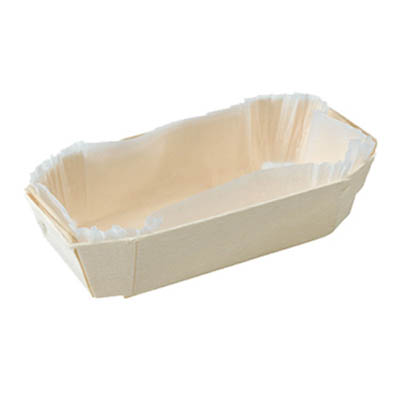 BAKING MOLD WOODED PETIT COVER W/LINER