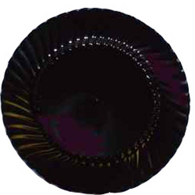 PLATE PLAST 10.25" BLK DIVINE