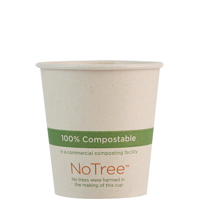 CUP PPR COLD 4 OZ NO TREE NATURAL