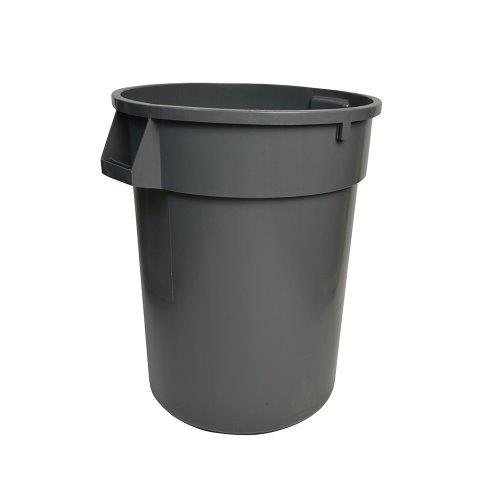 CAN TRASH 32 GAL HD GRAY TUFF ROUND