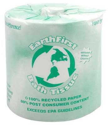 TOILET TISSUE 2PLY EARTH FIRST 500'