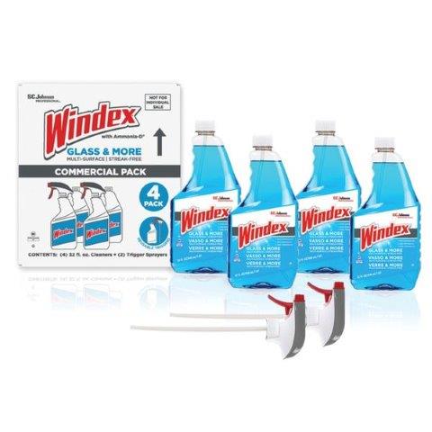 CLEANER GLASS WINDEX W/AMMONIA 32OZ