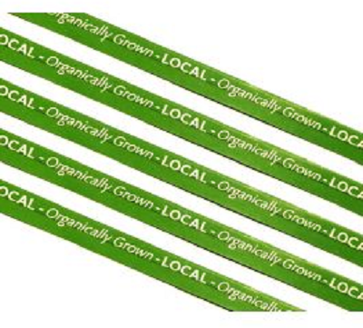 TWIST TIES 20"X 7/16 ORGANIC GREEN