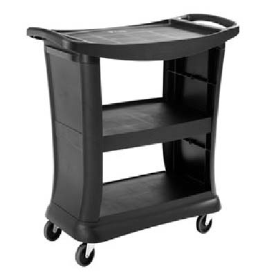 EXECUTIVE SERIES SERVICE CART, BLACK