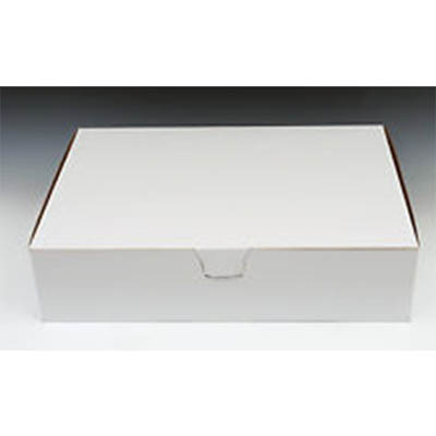 19X14X4 LC WHITE SHEET 1PC CAKE BOX (50/