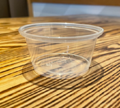 CUP PORTION PLAST 3.25 OZ CLR