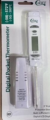 THERMOMETER POCKET DIGITAL