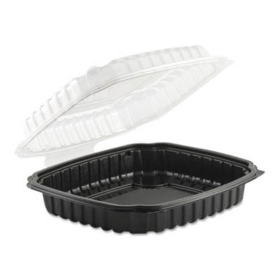 CONT PLAST 9X9 HNGD BLK PP CULINARY LITE