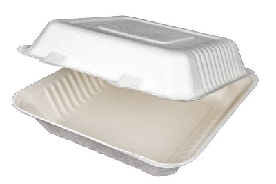 CONT BAGASSE PF 9X9X3 1-COMP