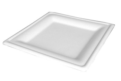 PLATE BAGASSE PF 10" SQR