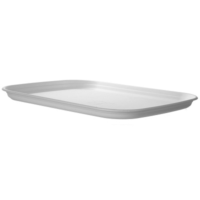 TRAY BAGASSE PFAS FREE 13X17X1.3 CATERIN