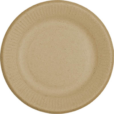 PLATE BAGASSE PF 6" FIBER