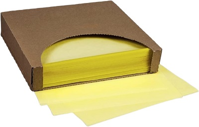 WRAP WAX 12X12 YELLOW TRAY PAK PF