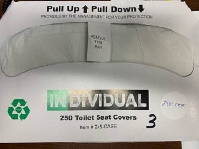 TOILET SEAT COVERS  1/2 FOLD