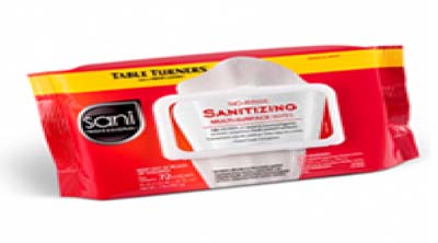 WIPES SANITIZING NO RINSE M/S