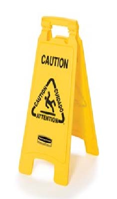 SIGN 26" CAUTION YELLOW MULTI A-FRAME