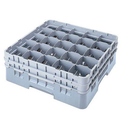 RACK GLASS FULL SIZE 25 COMP 2 EXT GRAY