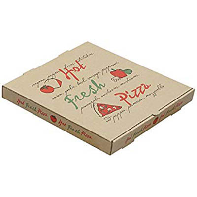 BOX PIZZA 12" STOCK PRINT KRAFT/KRAFT