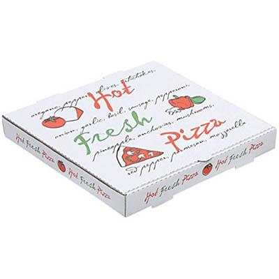 PIZZA BOX 16" STOCK PRINT WHITE