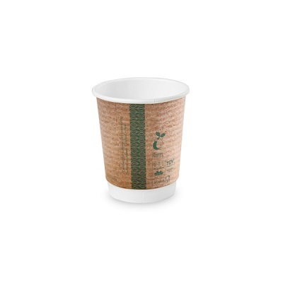 CUP HOT DOUBLE WALL 8OZ