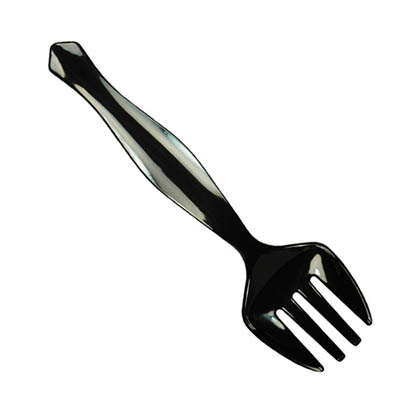 CUTLERY SERVING FORK 8.5" BLK