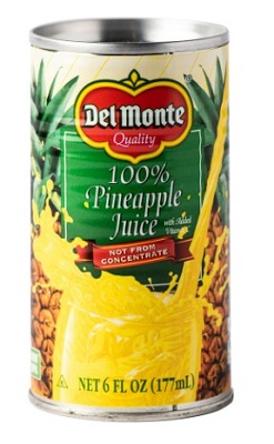 JUICE PINEAPPLE 6 OZ