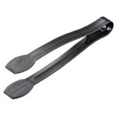 CUTLERY PLAST TONG 9" BLK