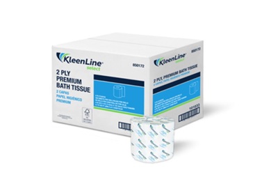 TOILET TISSUE 2PLY WHT 4.5X4 117FT ROLL