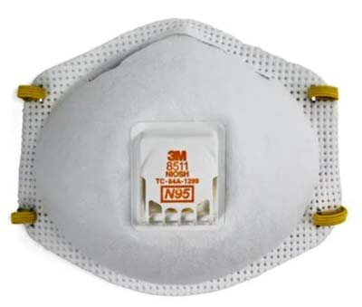 FACE MASK N95 RESPIRATOR W/VALVE