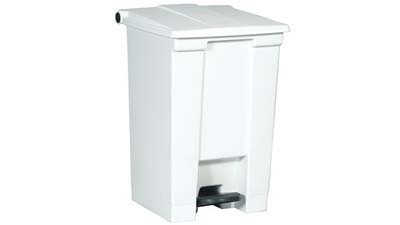 CONTAINER STEP ON 12 GAL 16X15X23 WHITE