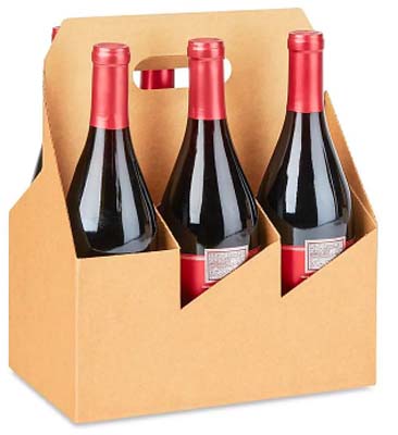 WINE CARRIER 6 BOTTLE WHITE