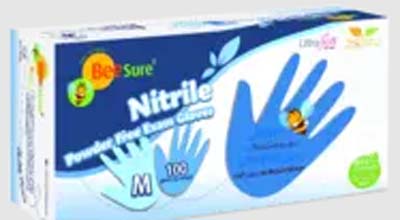 GLOVE NITRILE LG EXAM PF BLUE