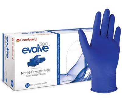 GLOVE NITRILE MD EXAM PF BLUE