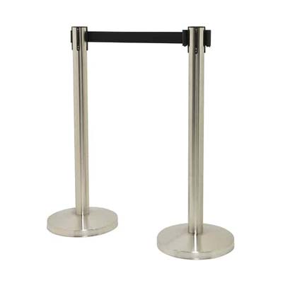 CROWD CONTROL STANCHION RETRACTABKLE 13"