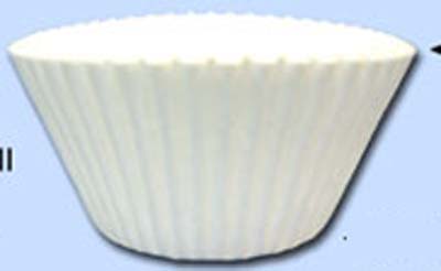 BAKING CUP WHITE 2 3/4 X 1 3/8