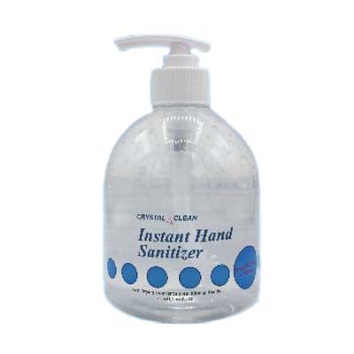 HAND SANITIZER GEL CRYSTAL CLEAN 70%