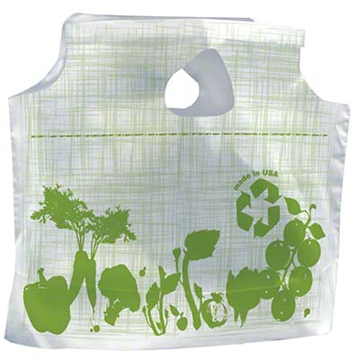 BAG POLY GRAB & GO 11X10 PRTD VEGETABLE