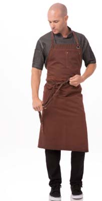 DORSET CHEF APRON PEWTER