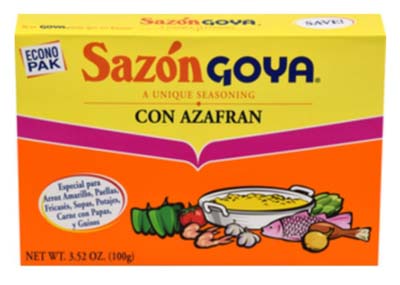 SEASONING SAZON AZAFRAN