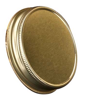 METAL LID FOR 16 OZ DRINKING JAR