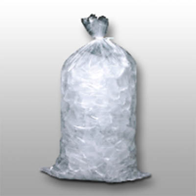 H28MET 20# LDPE ICE BAG 13.5X28 1.75MIL