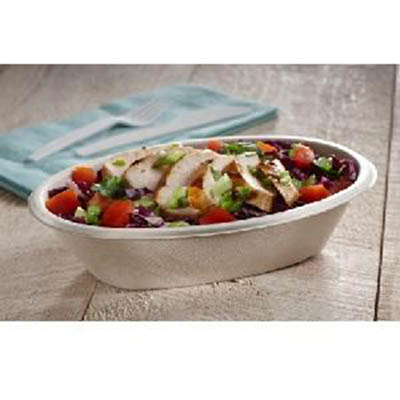 BOWL PULP 27 OZ BURRITO OVAL DEEP