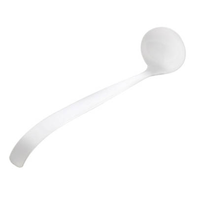 LADLE PLAST 2 OZ WHT POLYSTYRENE