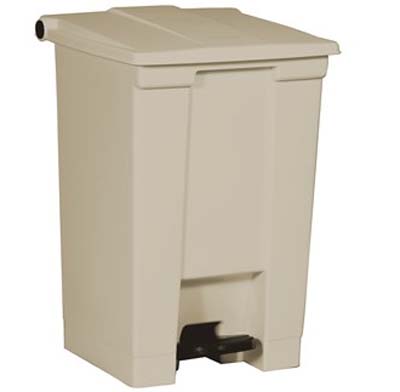 CONTAINER STEP ON 48 QT. BEIGE