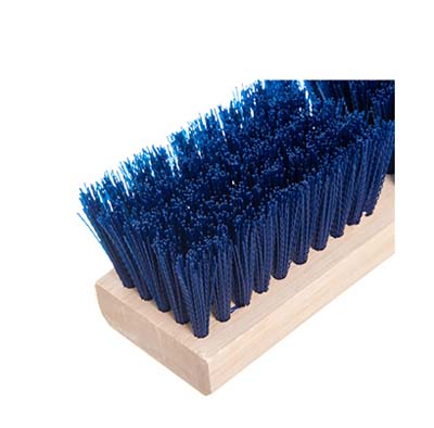 DECK SCRUB 10" POLYPROPYLENE BLUE